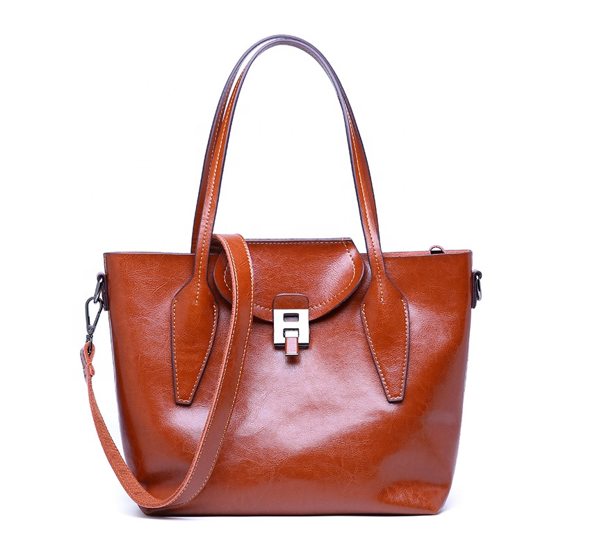 HIGH QUALITY VINTAGE OIL WAX LEATHER BAG