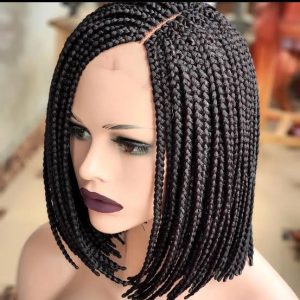 Superb Short Bob Braided Hair Wig