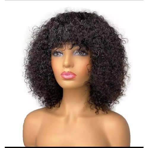 Wonderful looking Water wave curly hair wig