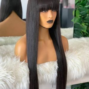 Elegant Lovely Fringe Long Straight Hair Wig