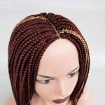 Beautiful Short Bob Braided Hair Wig