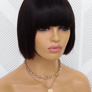 Bob Hair Wig With Fringe
